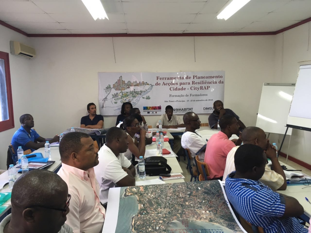 Formação de Formadores em São Tomé e Príncipe. Foto: DiMSUR